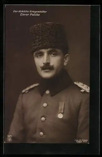 AK Kriegsminister der Türkei Enver Pascha