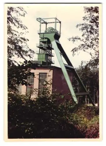 10 Fotografien unbekannter Fotograf, Ansicht Gross Döhren, Eisenerzgrube Fortuna, Förderturm & Bergwerk-Anlagen, Bergmann