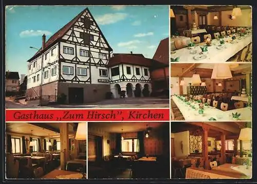 AK Ehingen-Kirchen / Donau, Gasthaus zum Hirsch