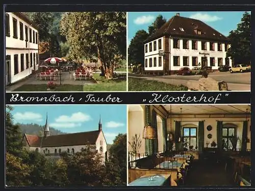 AK Bronnbach a. d. Tauber, Gasthaus und Pension Klosterhof