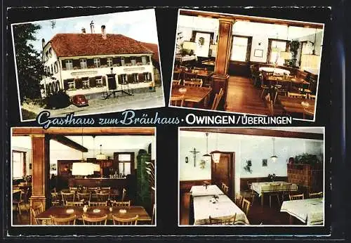 AK Owingen / Bodensee, Gasthaus zum Bräuhaus