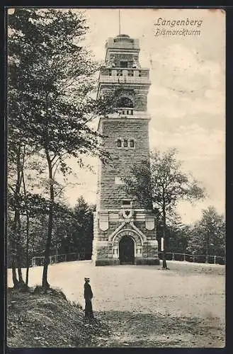 AK Langenberg / Velbert, Bismarckturm