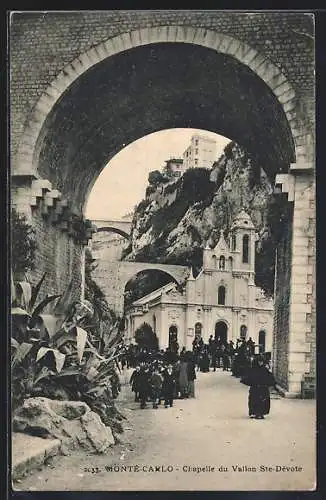 AK Monte-Carlo, Chapelle du Vallon Ste-Devote