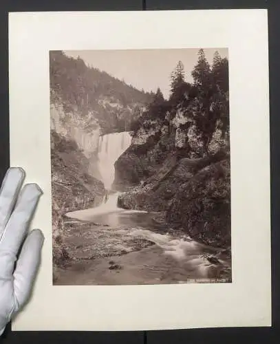 Fotografie unbekannter Fotograf, Ansicht Reutte, Blick auf den Stuibenfall, Wasserfall