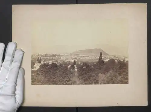 Fotografie unbekannter Fotograf, Ansicht Graz, Blick nach der Stadt