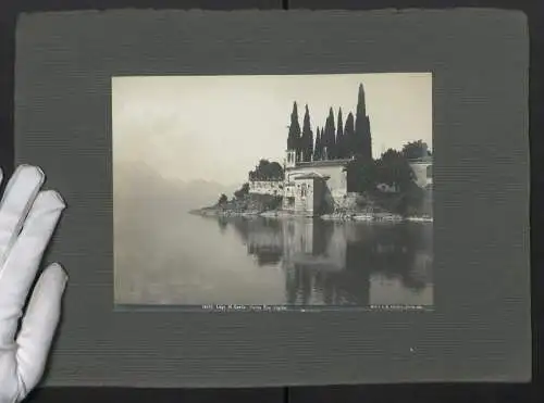 Fotografie Wehrli A.G., Kilchberg-Zürich, Ansicht Garda, Blick zur Punta San Vigilio, 1910