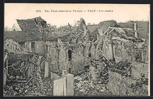 AK Vaux, The First American Victory, Les ruines