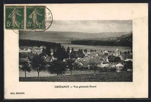 AK Crézancy, Vue générale Ouest