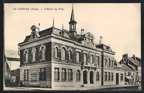 AK La Capelle /Aisne, L`Hôtel de Ville