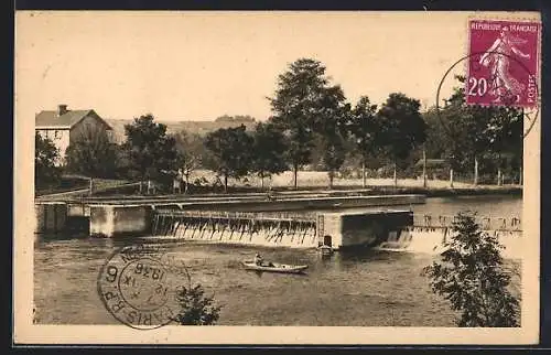 AK Charly-sur-Marne, Le Barrage