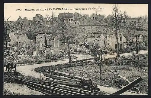 AK Courteau, Bataille de Chateau-Thierry, Panorama