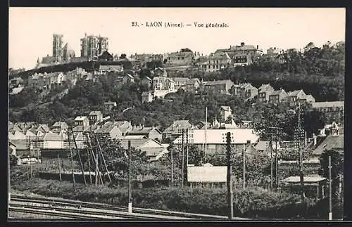 AK Laon /Aisne, Vue générale