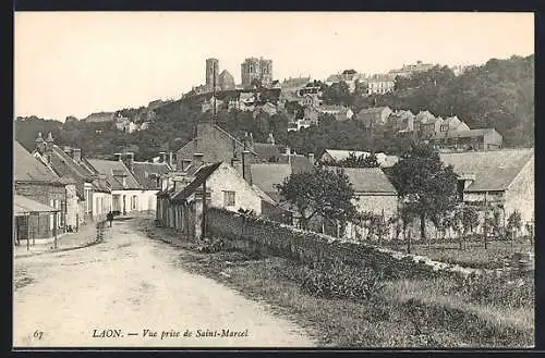 AK Laon, Vue prise de Saint-Marcel