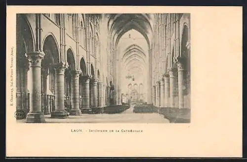 AK Laon, Intérieur de la Cathédrale