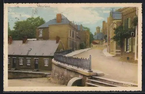 AK Vervins /Aisne, Rue Condorcet et du Général Deville, Strassenpartien