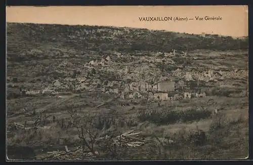 AK Vauxaillon /Aisne, Vue Générale