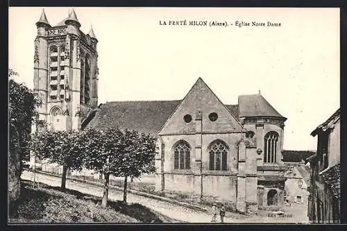 AK La Ferte-Milon /Aisne, Eglise Notre Dame