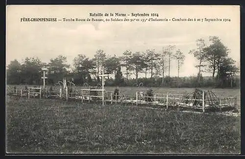 AK Fere-Champenoise, Bataille de la Marne 1914