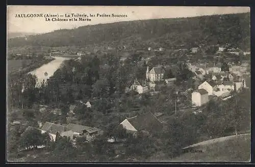 AK Jaulgonne /Aisne, La Chateau et la Marne