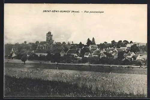 AK Saint-Remy-Blanzy, Vue panoramique