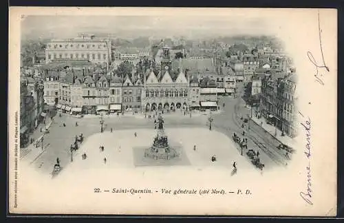 AK Saint-Quentin, Vue generale, cote Nord