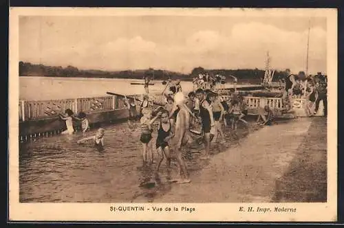 AK St-Quentin, Vue de la Plage