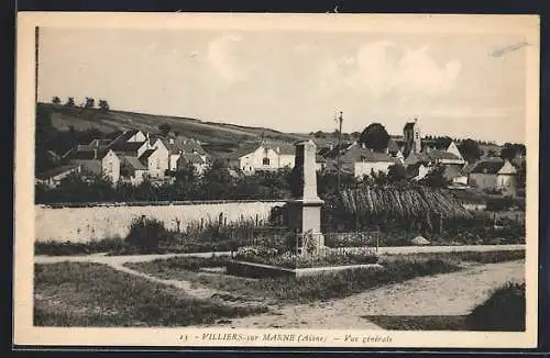 AK Villiers-sur-Marne, Vue generale