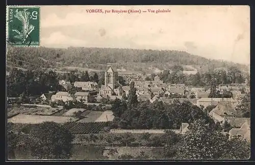 AK Vorges /Aisne, Vue générale