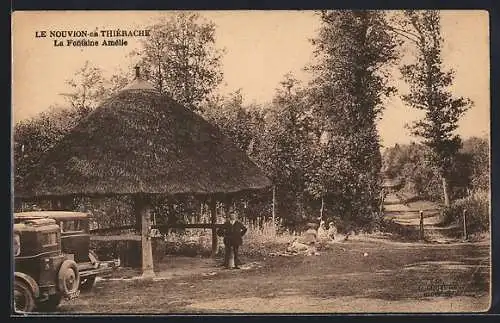 AK Nouvion-en-Thiérache, La Fontaine Amélie