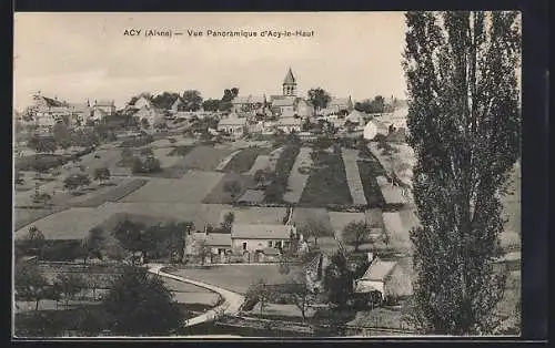 AK Acy /Aisne, Vue Panoramique d`Acy-le-Haut