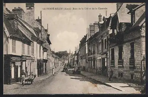 AK La Ferté-Milon, Rues de la Cité et de la Chaussée