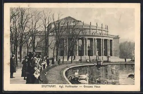 AK Stuttgart, Kgl. Hoftheater, Grosses Haus