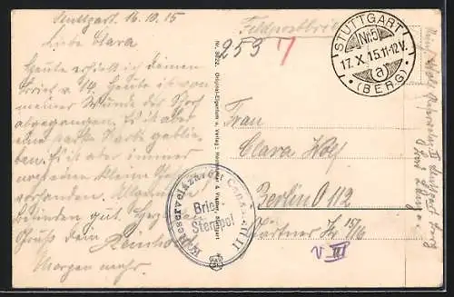 AK Stuttgart, Kgl. Hoftheater, Grosses Haus