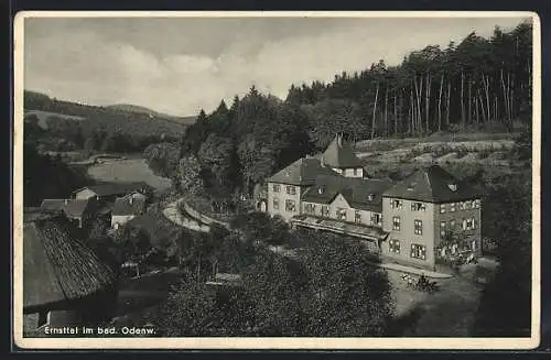 AK Ernsttal im bad. Odenw., Gasthaus Zum Prinzen Ernst, Bes. Ernst Hemberger