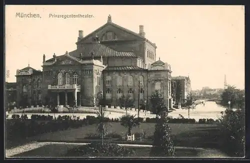 AK München-Bogenhausen, Blick auf Prinzregententheater