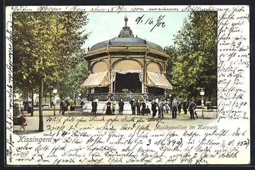 AK Kissingen, Musikpavillon im Kurpark