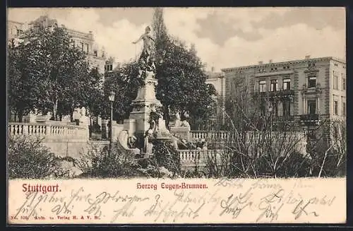 AK Stuttgart, Herzog Eugen-Brunnen