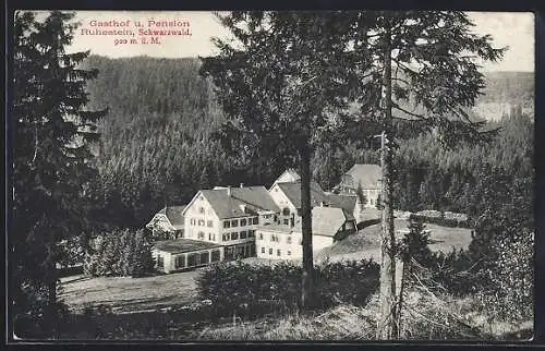 AK Ruhestein /Schwarzwald, Gasthof und Pension