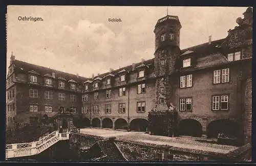 AK Oehringen, Blick zum Schloss