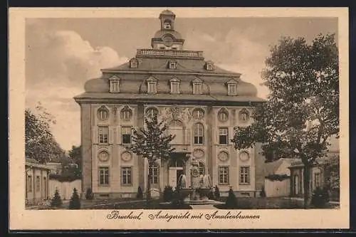 AK Bruchsal, Amtsgericht mit Amalienbrunnen