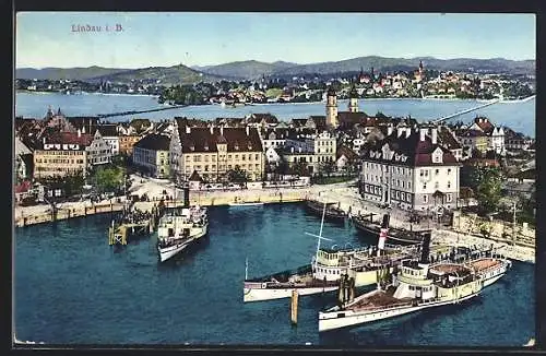 AK Lindau / Bodensee, Gesamtansicht