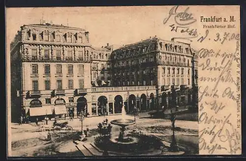 AK Frankfurt, Hotel Frankfurter Hof