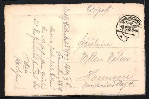 Künstler-AK Braunschweig, Hoftheater