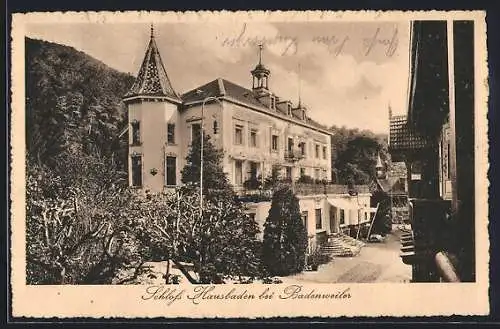 AK Badenweiler, Schloss Hausbaden