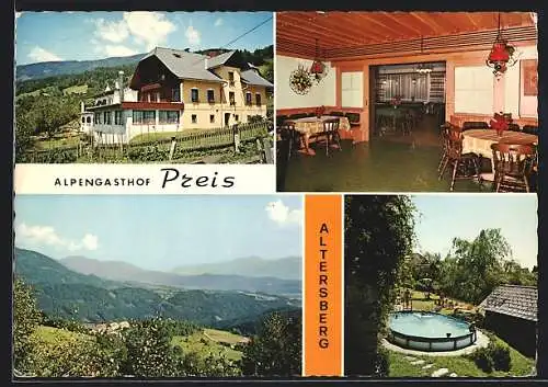 AK Trebesing /Kärnten, Altersberg, Alpengasthof Preis