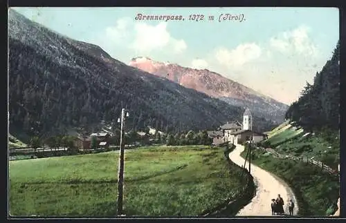 AK Brenner, auf der Strasse am Brennerpass