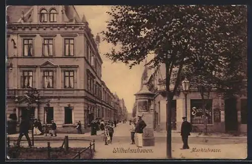 AK Wilhelmshaven, Gasthaus in der Markstrasse