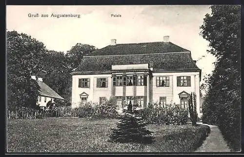 AK Augustenburg, Palais mit Anlagen