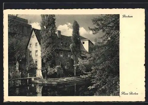 AK Bochum, Haus Rechen mit Flusspartie