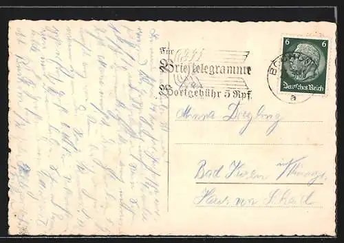 AK Bochum, Haus Rechen mit Flusspartie